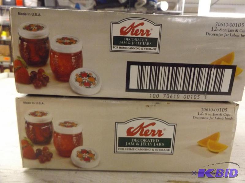 2 boxes of 12 - 8oz Canning Jars...