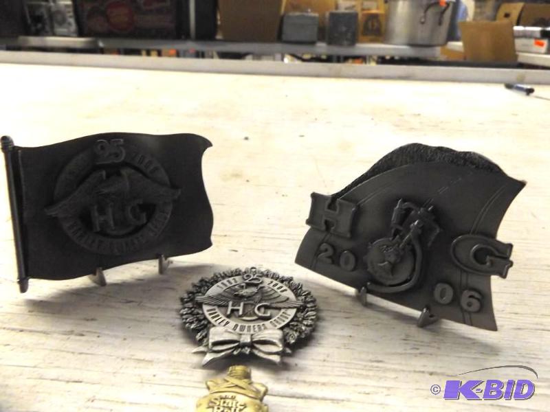 Harley Davidson Pins, ornament...