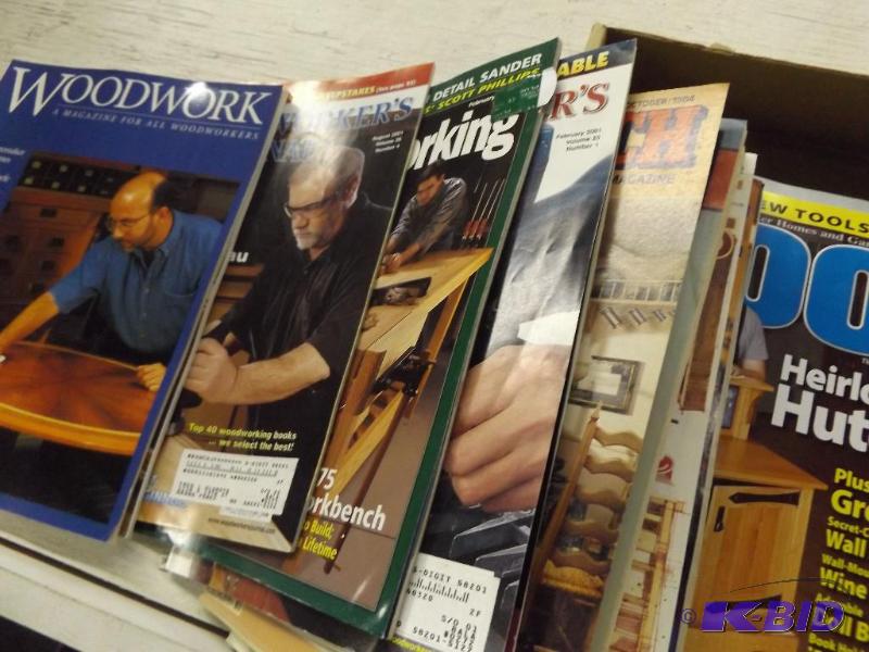 30 woodworking magazines...