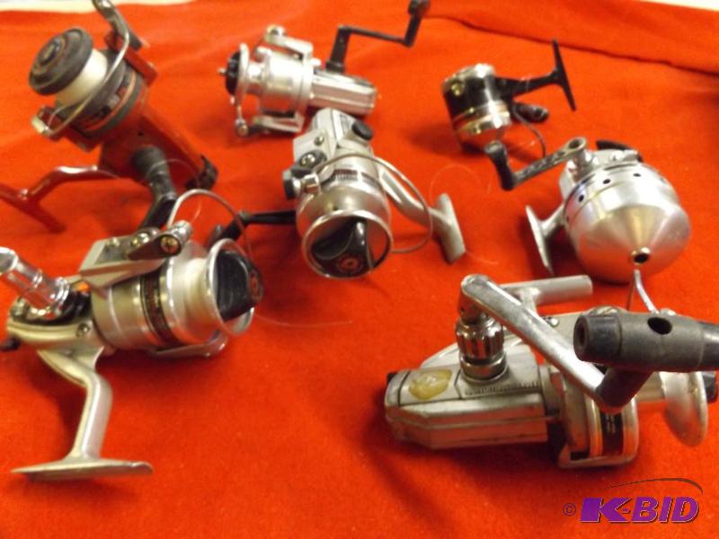 Lot of 7 Fishing Reels...