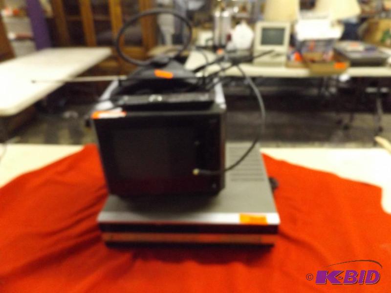 Small RCA TV with Antenna and a video player...