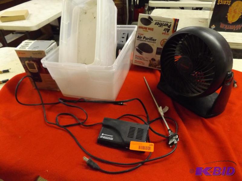 Small Fan, Air Purifier, Sprint PCS phone and...