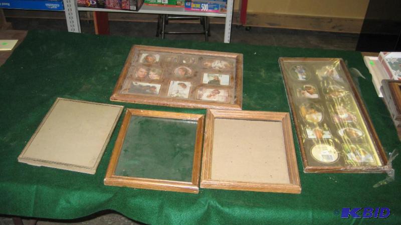 5 picture frames...