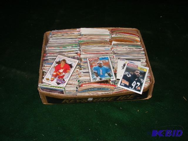 Flat of Collectible Sports Cards...