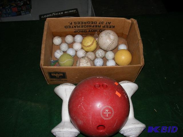 Golf Balls, baseballs, softball, tennis ball,...