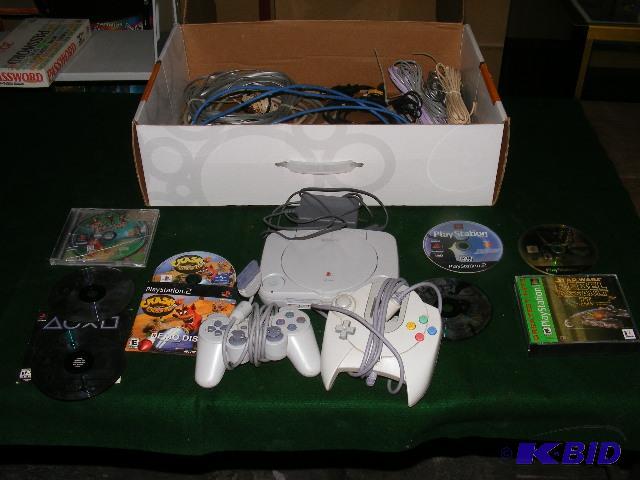 Sony PS one gaming system, PS 2 games...