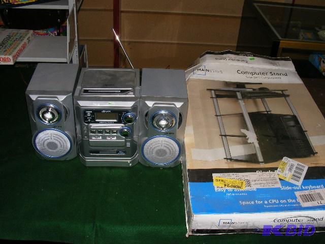 Computer Stand, Stereo with speakers...