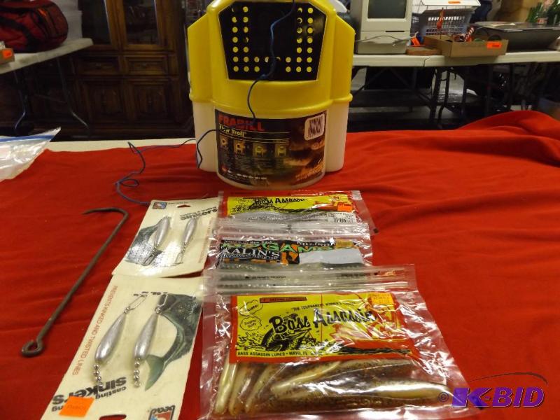 Fishing items, Fishing Tackle, Fake Bait, Lar...