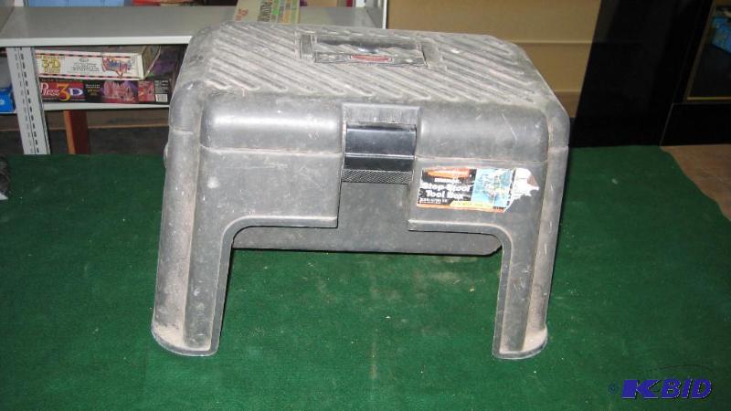 Step Stool tool box with contents...