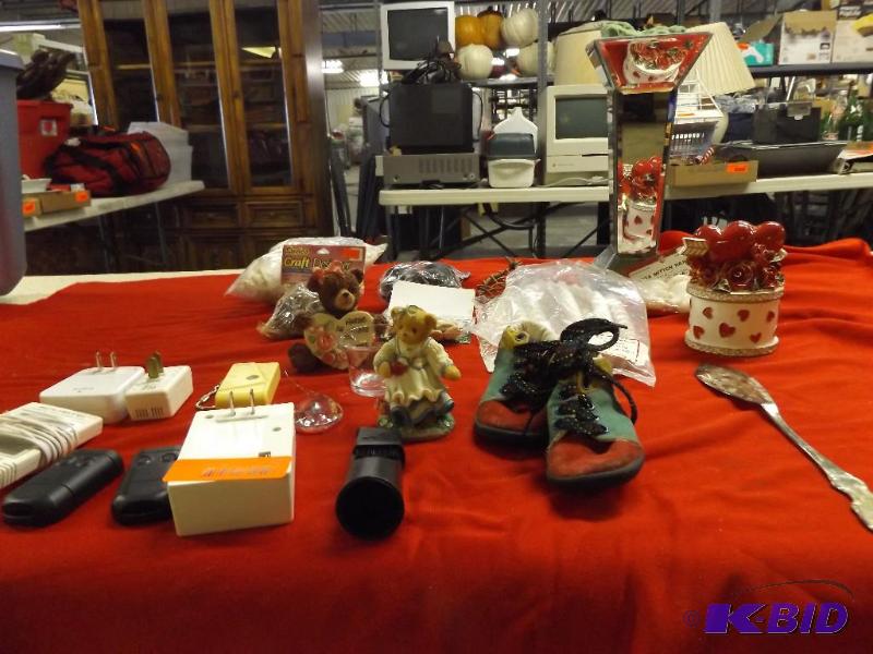 Lot of misc decorative items, craft items, fa...