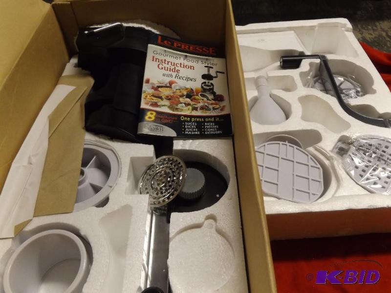 LePresse Gourmet Food Styler, new in box with...