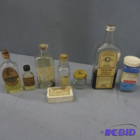 lot 24 image: Pharmacy Bottles