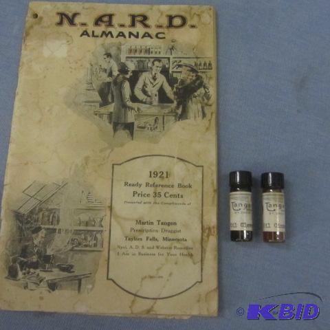 lot 25 image: 1921 Almanac Tangen  Druggist