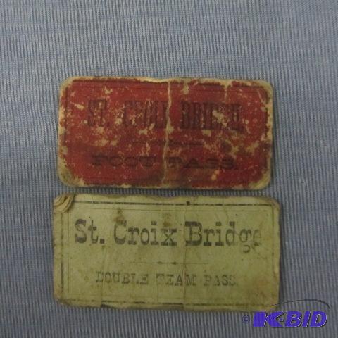 lot 31 image: St. Croix Bridge Toll Passes