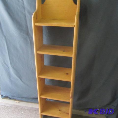 lot 52 image: Wooden Bookshelf