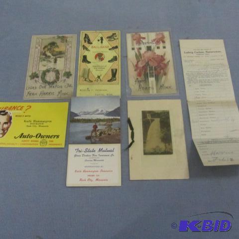 lot 60 image: Harris MN Early Ephemera