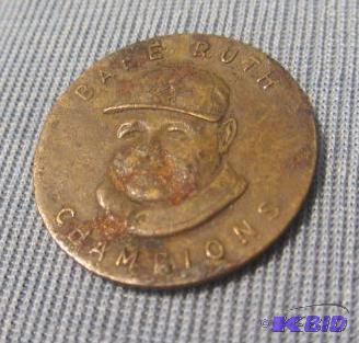 lot 65 image: Babe Ruth Token
