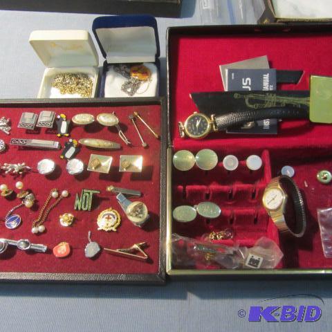 lot 66 image: Mens Costume Jewelry