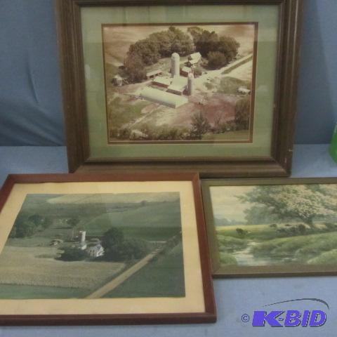 lot 75 image: Aerial Farm Scenes, Print