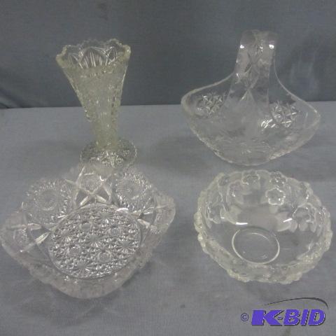 lot 77 image: Lead Crystal, Press Glass