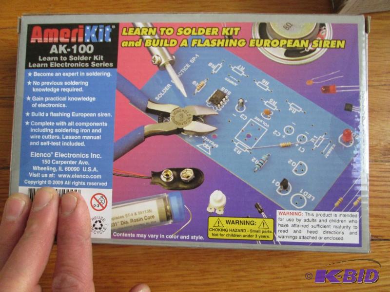 lot 12 image: Learn to solder and build a flashing European...