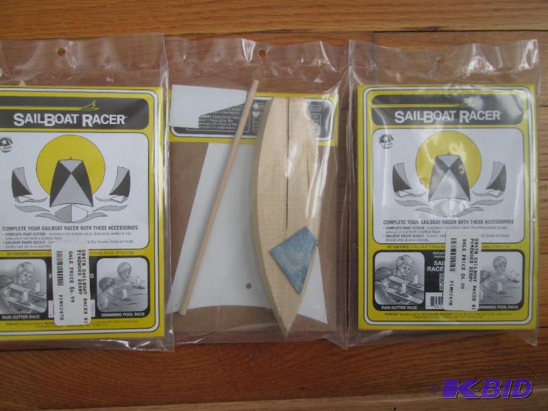 lot 26 image: 3 Sailboar racer starter kits...