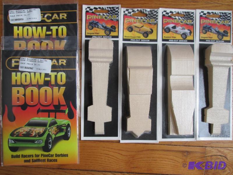 lot 31 image: Lot of Pinecar precur designs, wheels and how...