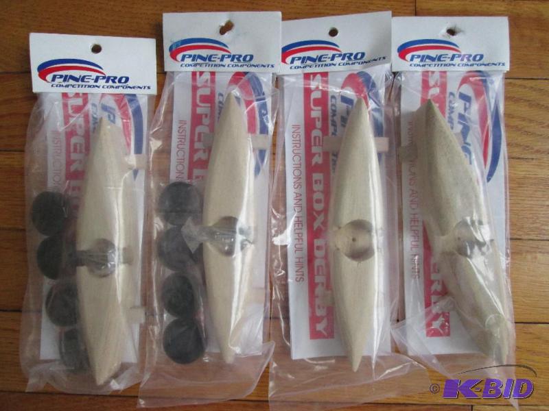 lot 35 image: Lot of Pine Pro super box Derby kits...