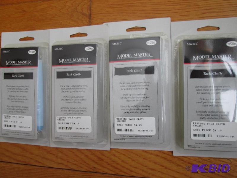 lot 39 image: Lot of Tack Cloths for model finishing...