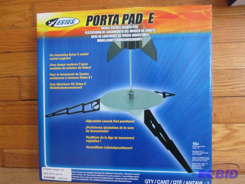 lot 52 image: Estes Porta Pad E model rocket launch pad...