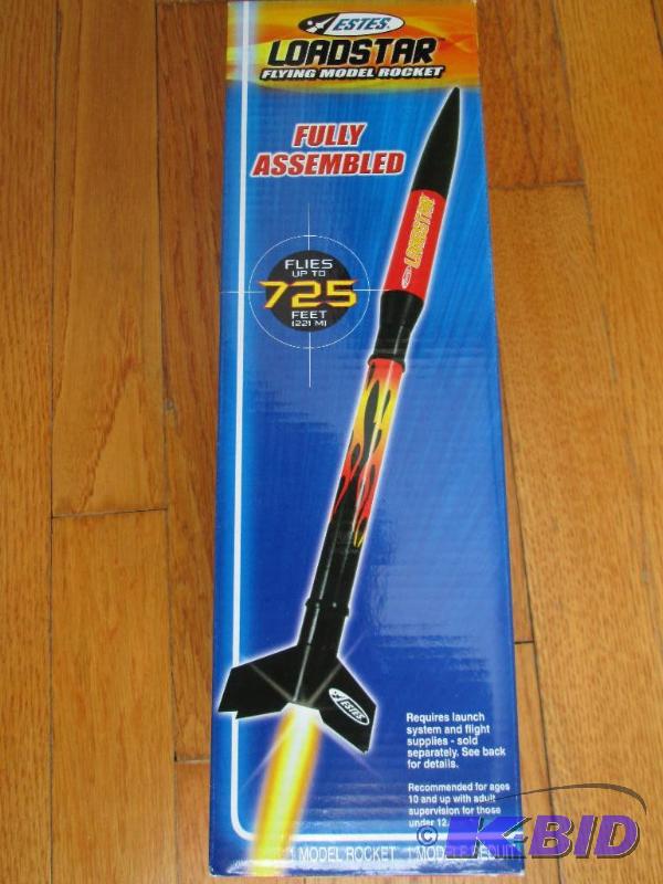 lot 57 image: Estes Loadstar flying model rocket...