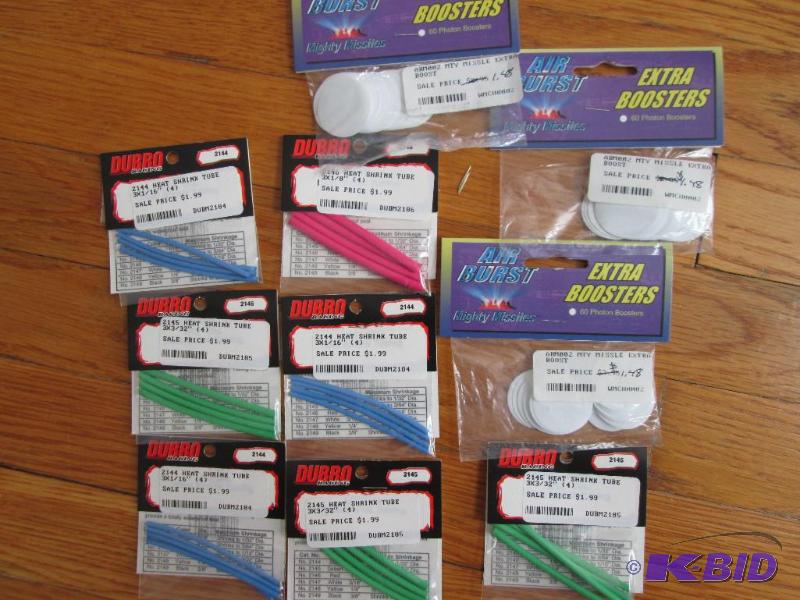 lot 82 image: Lot of assorted size heat shrink tubes and ph...