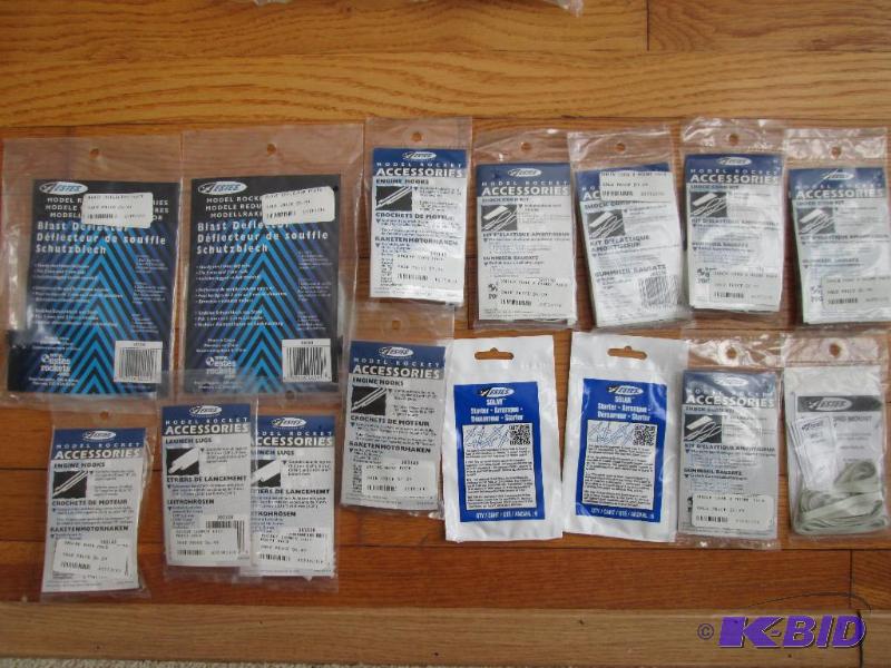 lot 84 image: Large lot of assorted model rocket supplies...