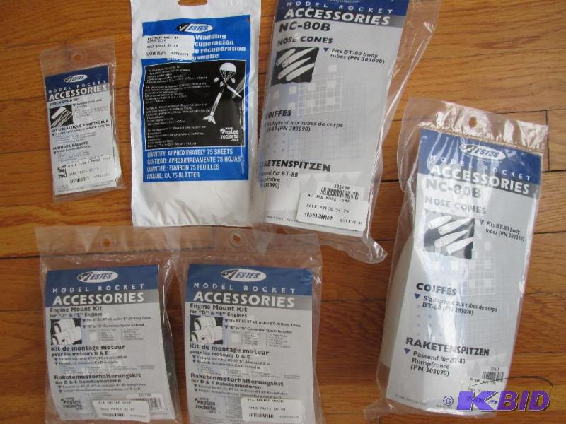 lot 86 image: Lot of nose comes, engine mounts and other mo...