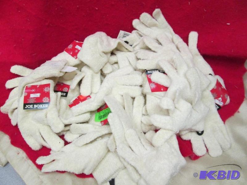 Qty 19 pairs of Joe Boxer soft white and red ...