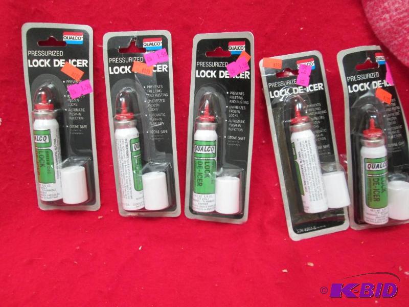 Qty 5 Qualco Pressurized lock De-icer...