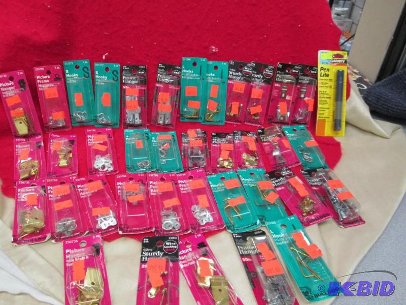 Assortment of Picture hanger, Picture frame h...