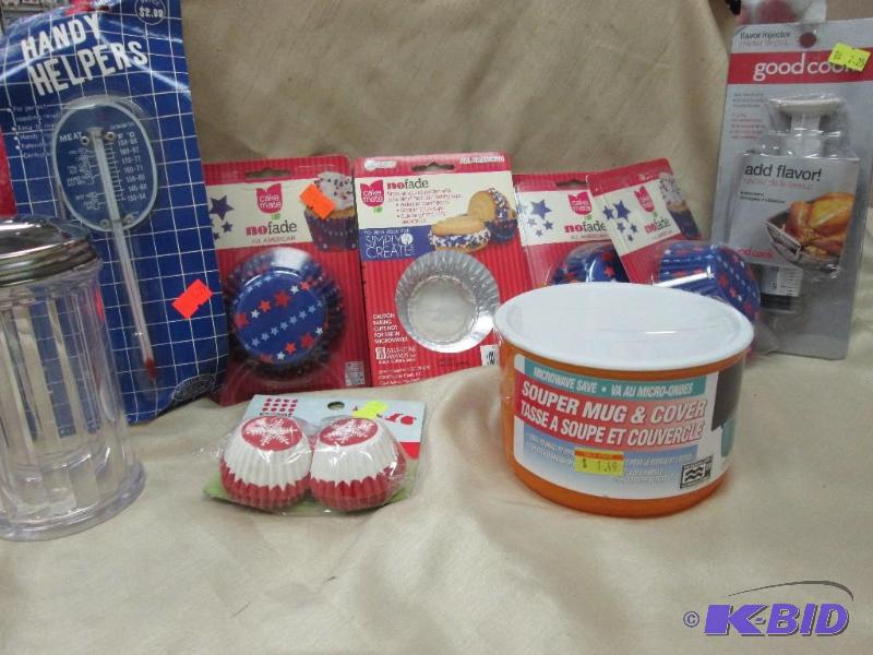 cupcake liners, soup mug, flavor injector, me...