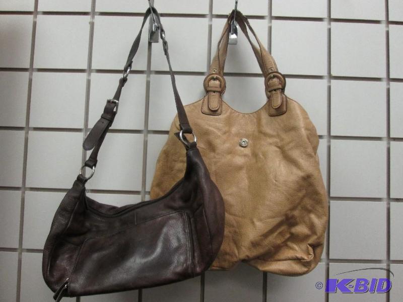 two brown purses. Used...