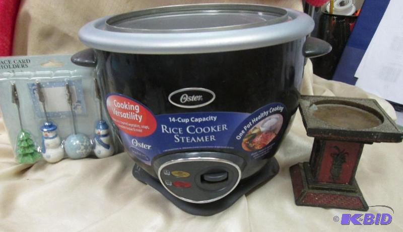 Rice Cooker palce card holders, candle holder...