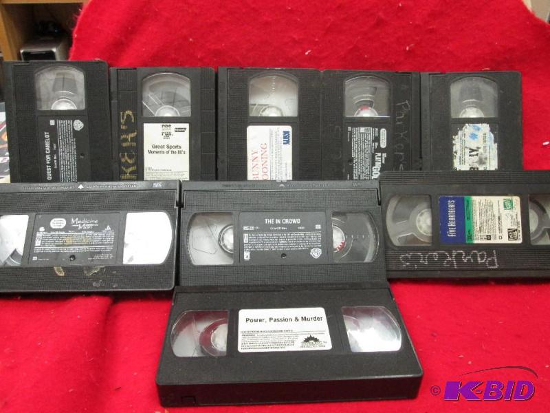 VHS tapes. Medicine Man, Quest for Camelot, G...