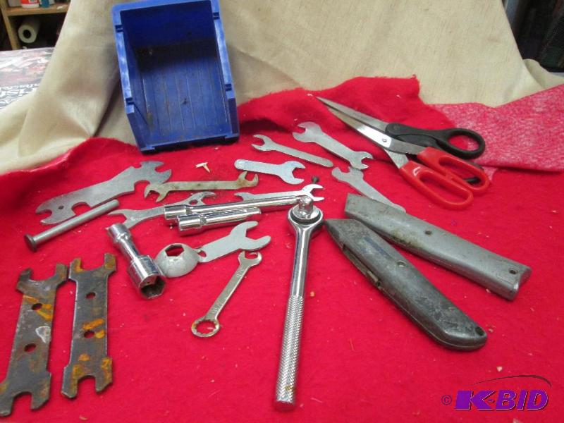 various tools used...