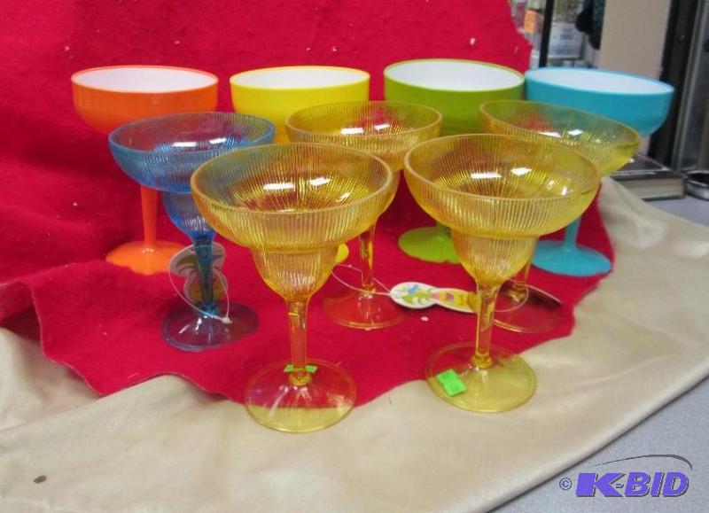 Qty 9 Margarita glasses...