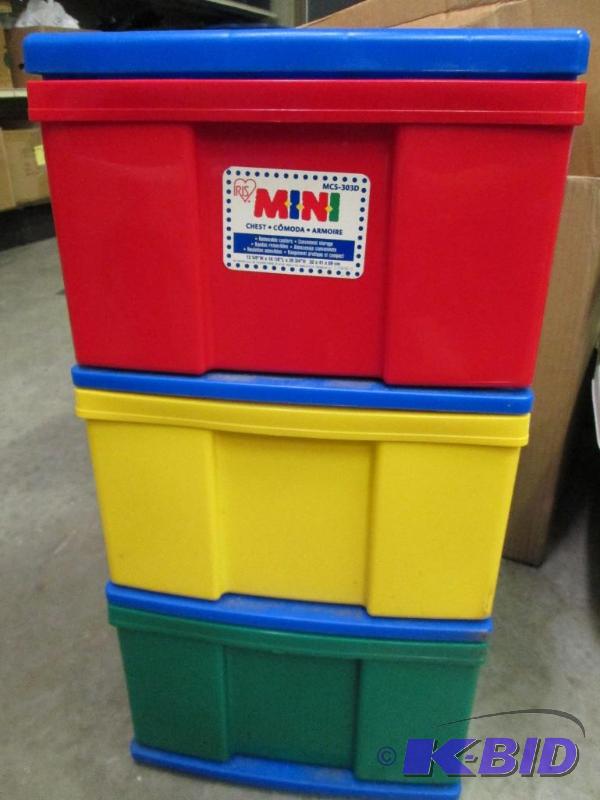Plastic 3 drawer storage container Used...