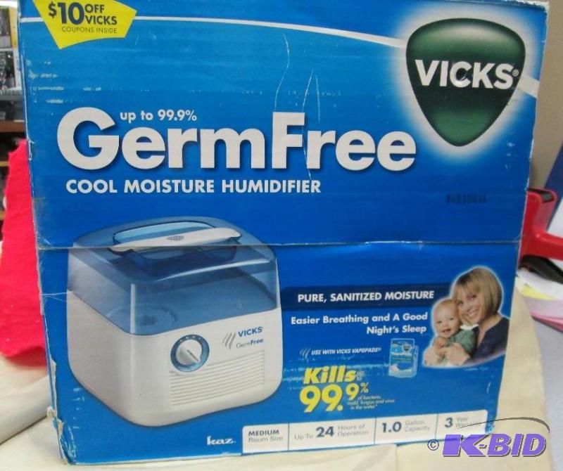 Vicks Germ free cool moisture humidifier 1 ga...