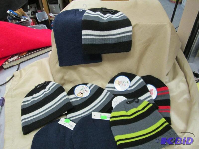 Qty 9 Ben Berger hats and Faded glory hats in...