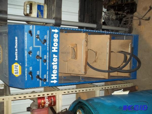 lot 19 image: Napa hose display with hose...
