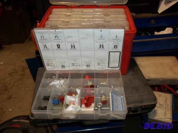 lot 21 image: Assortment of AC parts, Orifice tubes, O-ring...
