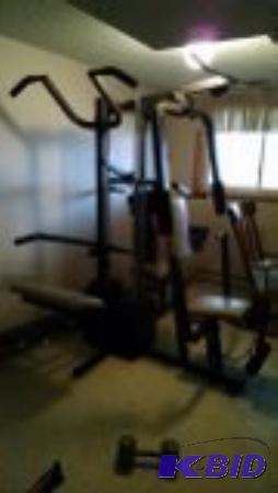 lot 44 image: Weider 9645 strength equipment...