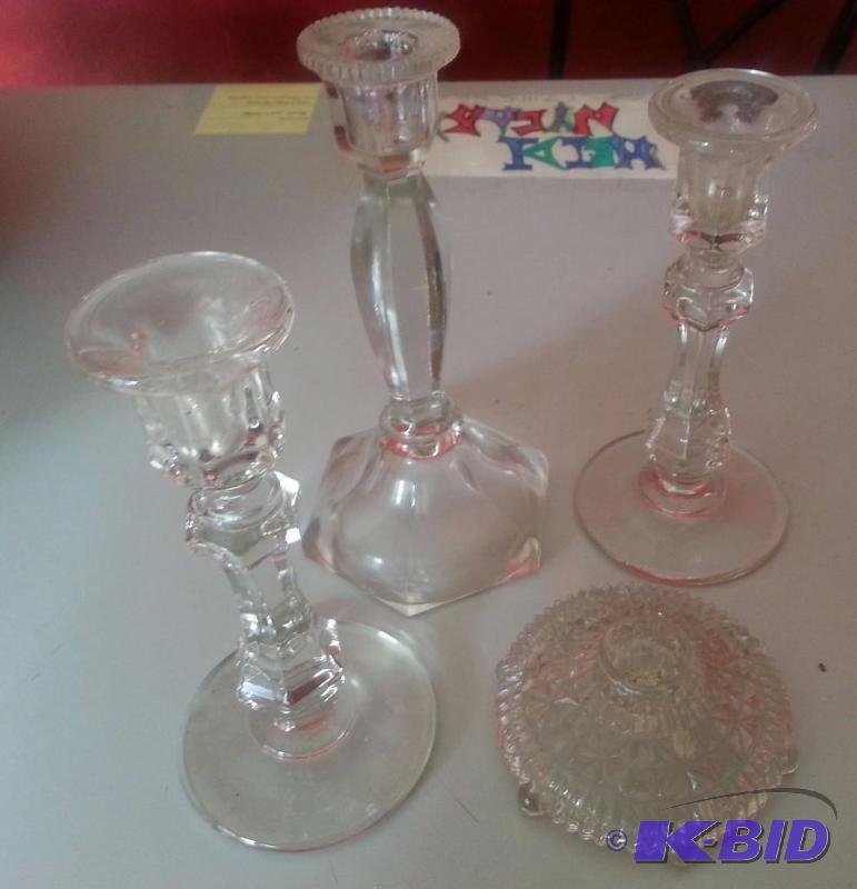 Crystal Candle holders...
